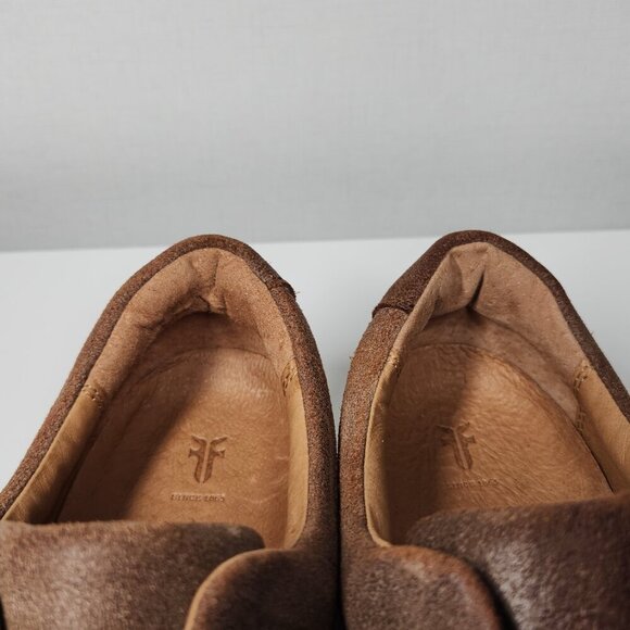 Frye Shoes Ivy Gore Slip on Shoes Women's Size 8M Chocolate Brown - Picture 9 of 11